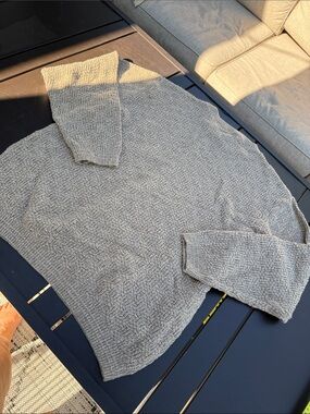 Vintage retreat Neutral Textured Crewneck Sweater - Taupe med 100% cotton